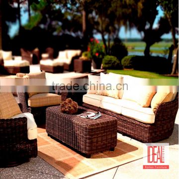 Outdoor Modern rattan furniture/ rattan furniture garden set/ outdoor rattan sofa