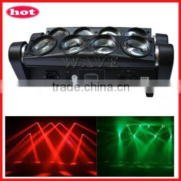 WLED 1-14 New 8 pcs 4 IN 1 RGBW (WHITE) 10W LED linear dmx 8 head led beam light/8 eyes led beam bar