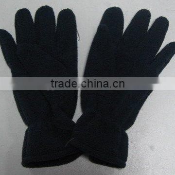 cheap womens blank black fleece glove