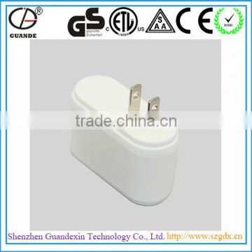 5v ac dc wall type interchangeable plug power adapter