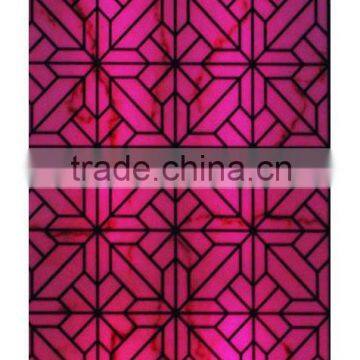 decorative sheet mosaic custom print pattern 5 panel hot wholesale metal building panels