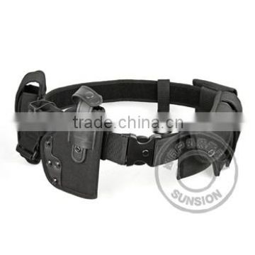 Tactical belt with pouches/nylon webbing