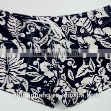 sexy young girls clothing with big flower printing fabric ready-made swimwear