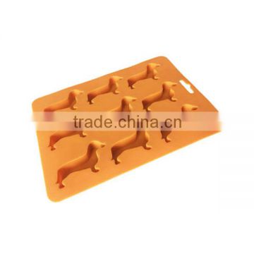 FDA standard Dog shaped silicone ice mold,silicone ice cube tray,ice maker