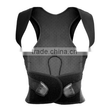 2014 fashionable elastic and durable body shaper neoprene back support brace with steel