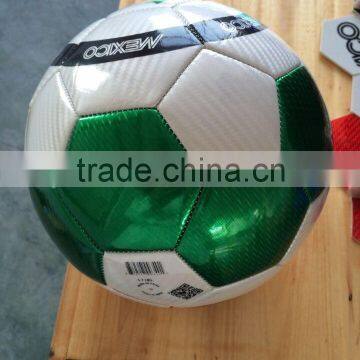 promotion soccer ball size 5 laser pvc