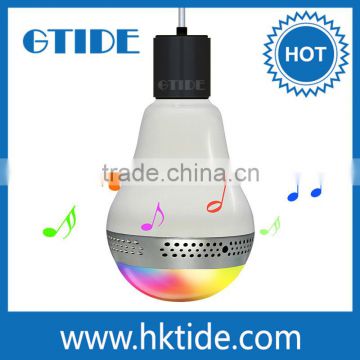 Indoor Rechargeable Bluetooth Speaker Led Light Bulb Bluetooth Mobile Speaker