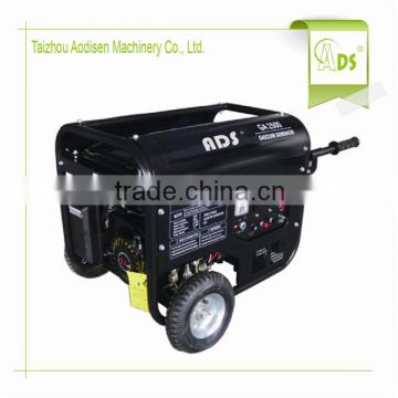 small portable hot sale pattern jiangdong gasoline generator with handles & wheels