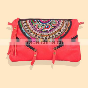 2016 PU Leather messenger bags for woman China wholesale