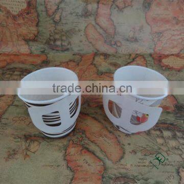 2015 HOT Selling hot drink paper coffee cup with handle
