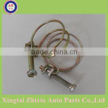 effective performance double wire steel hose clamp