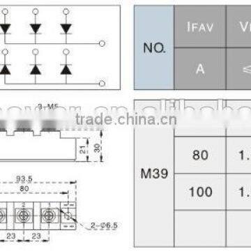 Single-arm rectifier module MDY MDG