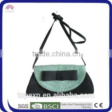 Long Handle Shoulder Bag Linen Mini Two Colors Bag