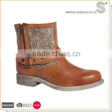 Factory Manufacture Various low heel summer ankle boots
