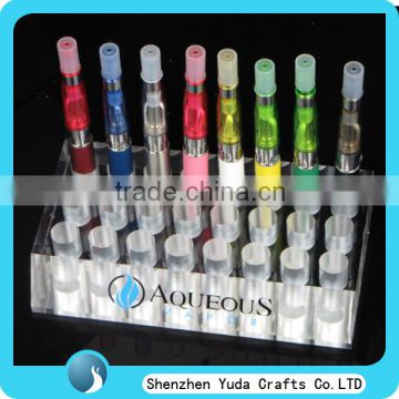 Shenzhen acrylic block cnc mill for sale, plexiglass display block with hole for e-cig