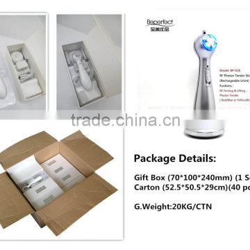 Portable facial care system RF Ion cleaning beauty device