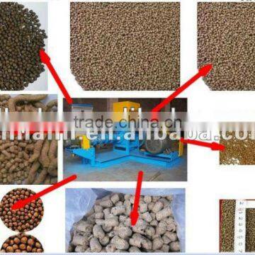 2012 Best seller wide output range automatically animal feed extruder machine