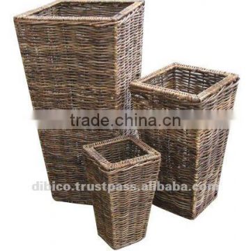2012 eco-friendly Square Flower planters/ Basket set of 3 pcs