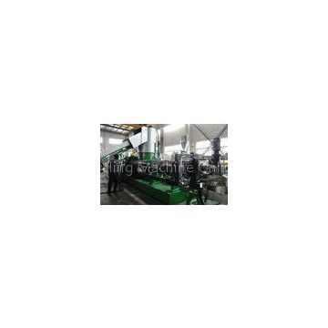 Single Screw PP Film Granulator , Plastic Recycling and Pelletizing Line with CE