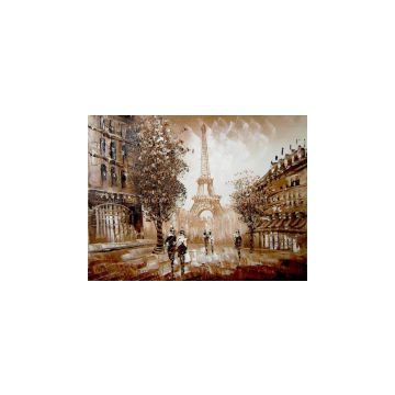 Streetview/Village Decorative Oil Painting