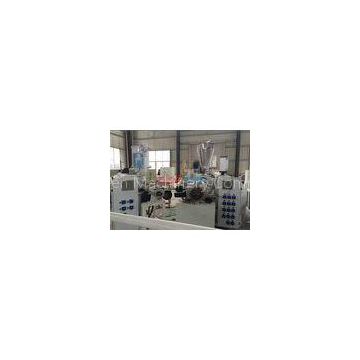 Plastic Double Screw Extruder Conical Twin Screw Extruder With Auto - Cutter