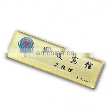 High quality metal business card badge custom