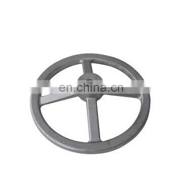 Cast grey iron lathe handwheel threaded for milling machine
