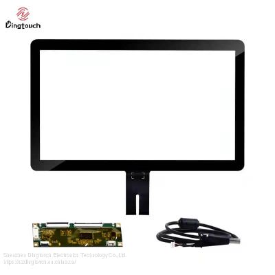 21.5 inch pcap ctp capacitive touch screen panel usb interface ILITEK EETI controller board