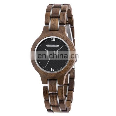 Top Selling BOBO BIRD Luxury Stylish Ladies Women Womans Wristwatch Personalized Wooden Watch