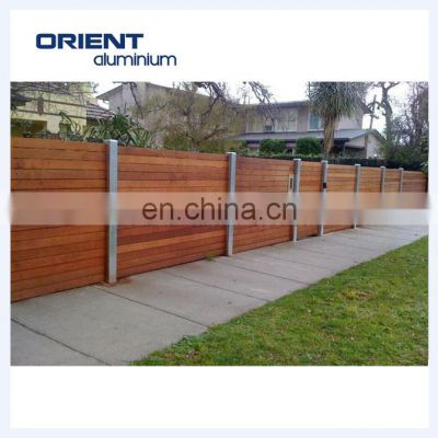Wholesale aluminum slat fence horizontal with high quality