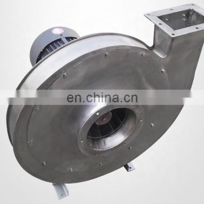 High Pressure Stainless Steel 304 Small Centrifugal Fan Curved Inlet  Centrifugal