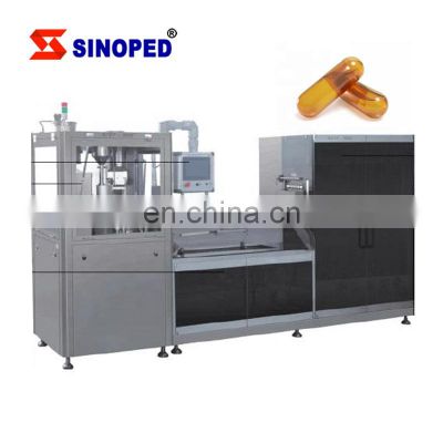 Fully 0# Automatic Oil Hard Capsule Filling Machine / Hard Liquid Capsule Liquid Filling Machinery