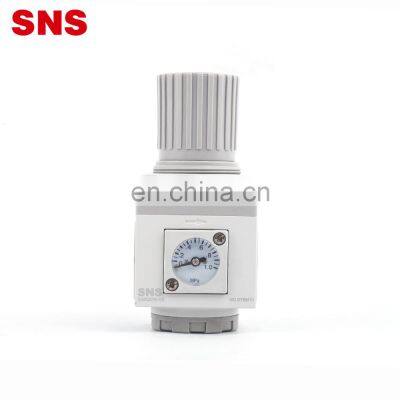 SNS pneumatic SAW Series air source treatment unit air filter pressure regulator with gauge