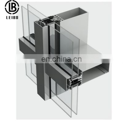 Glass Facade Curtain Wall Window System External Wall Cladding Price