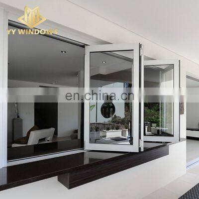 Latest Simple Design for glass window aluminium bifolding windows for villa