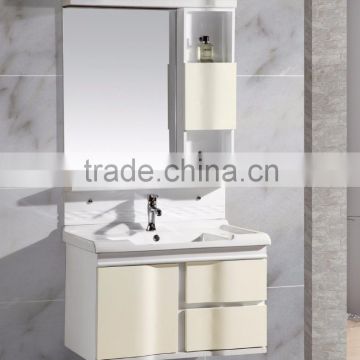 Bathroom cabinet door mirror of rectangular Beige bathroom cabinet (EAST-25099)