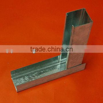 Stud& track for gypsum board partition