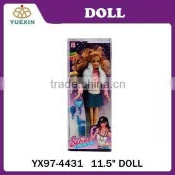 Doll Surpplier in China 11.5 inch Full Body Doll Toys
