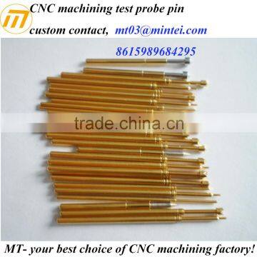 High Precision Machining Brass Spring Testing Pin