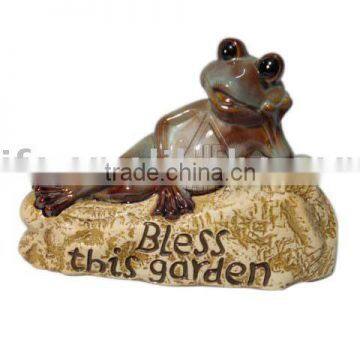 ceramic frog