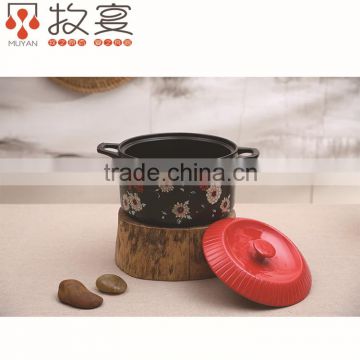 Chaozhou MUYAN ceramic casserole with lid warm keeping good quality new design