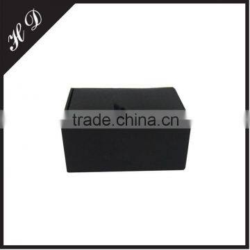 Black Cufflink Box With Handle