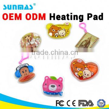 Sunmas OEM ODM Magic Reusable Heating pad FDA CE wireless heating pads