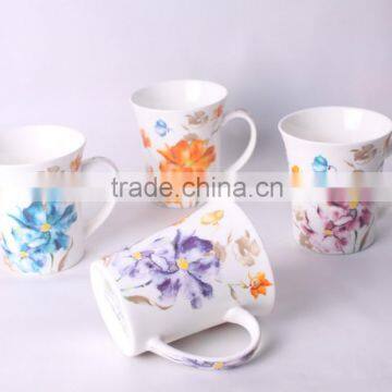 2015 new products with flower design ceramic