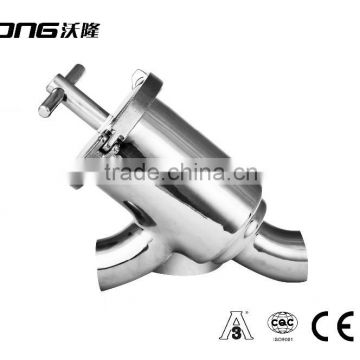 stainless steel Sanitary welding angle filter