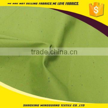 china direct factory green color cotton yarn fabric for jacket