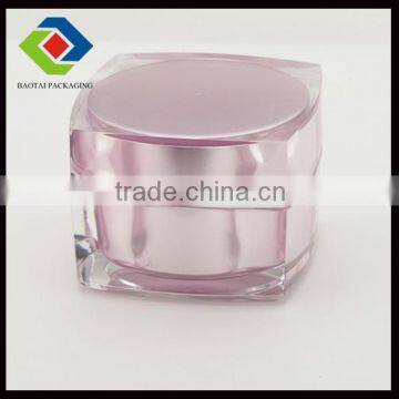15g, 30g, 50g square acrylic cosmetic jar for skincare