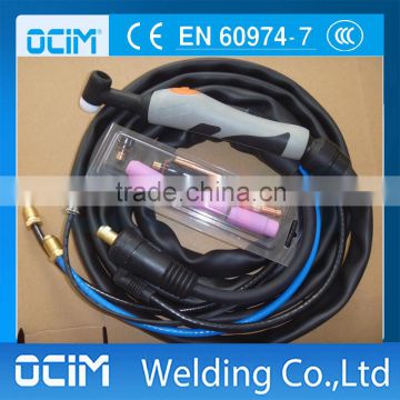 WP18 Water Cooled Tig Welding Torch with Grey Handle