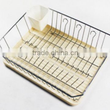 Designer useful square plastic dish drainer
