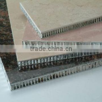 PVDF building materials aluminum plastic ACP stone finish aluminium honeycomb panel